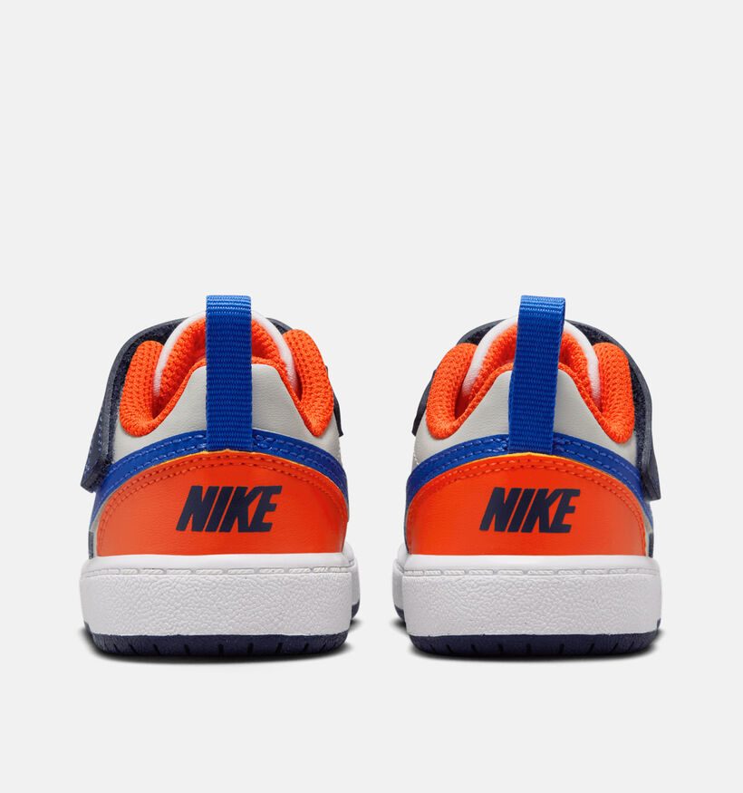 Nike Court Borough Blauwe Sneakers voor jongens, meisjes (344715)