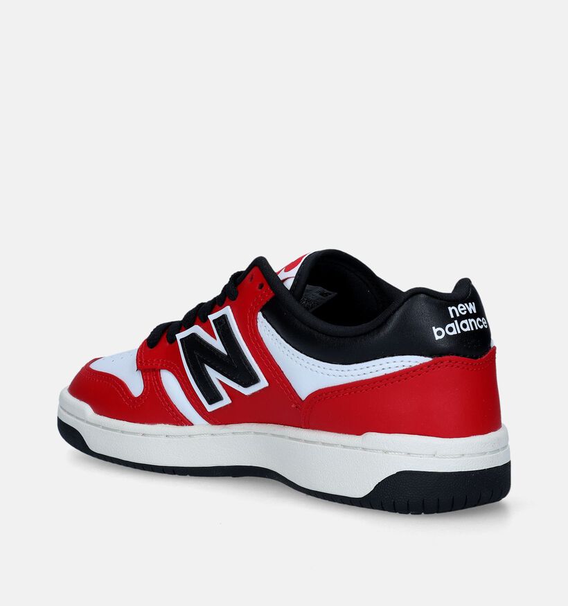 New Balance GSB480 Rode Sneakers voor meisjes, jongens (343104)