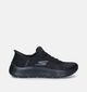 Skechers Slip-ins Go Walk Flex Zwarte Sneakers voor dames (345176)