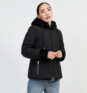 Manteau court noir