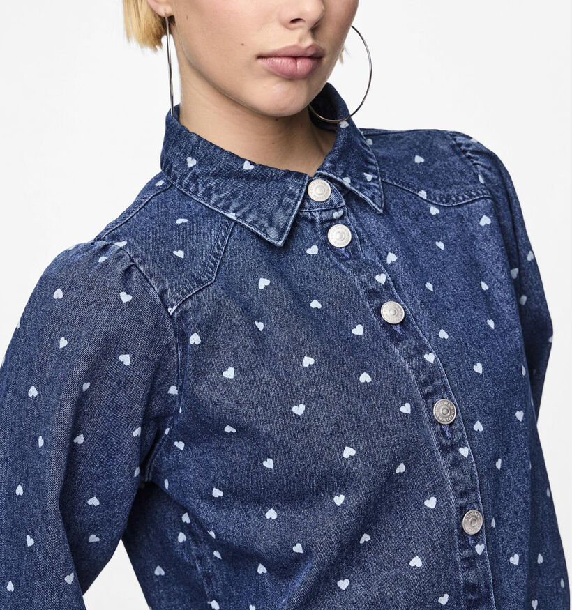 Pieces Nea Blauw Denim Hemd voor dames (346565)