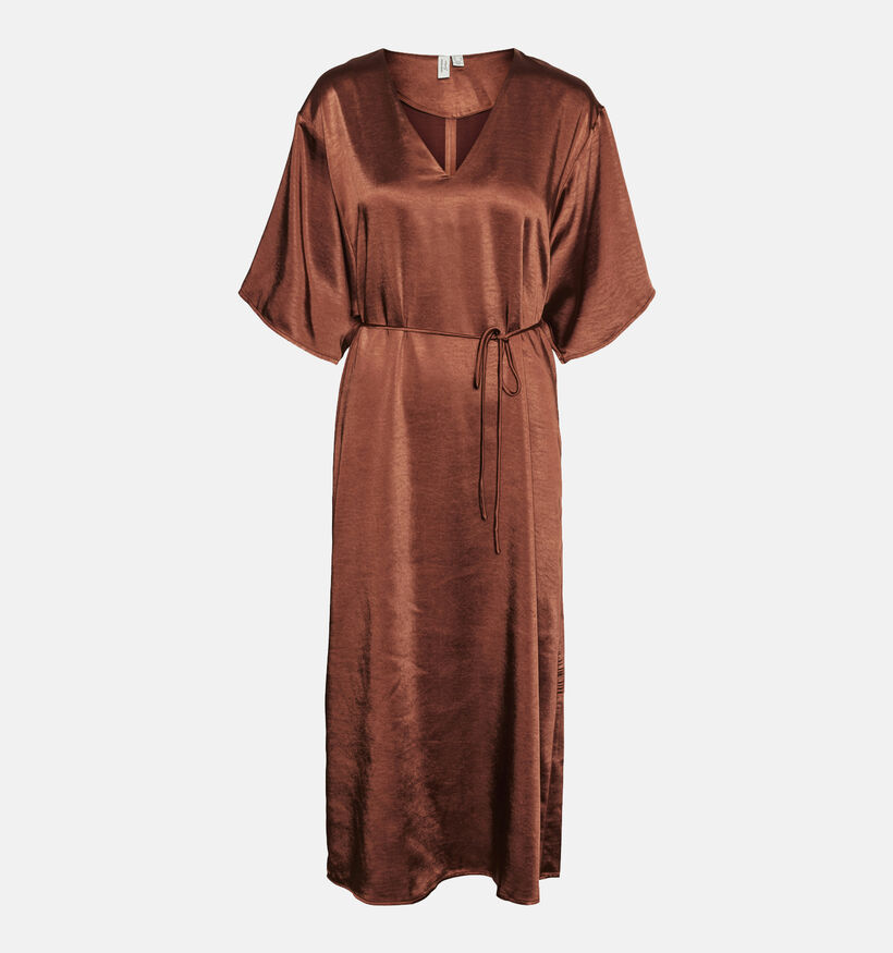 Vero Moda River Robe satinée en Orange pour femmes (349026)