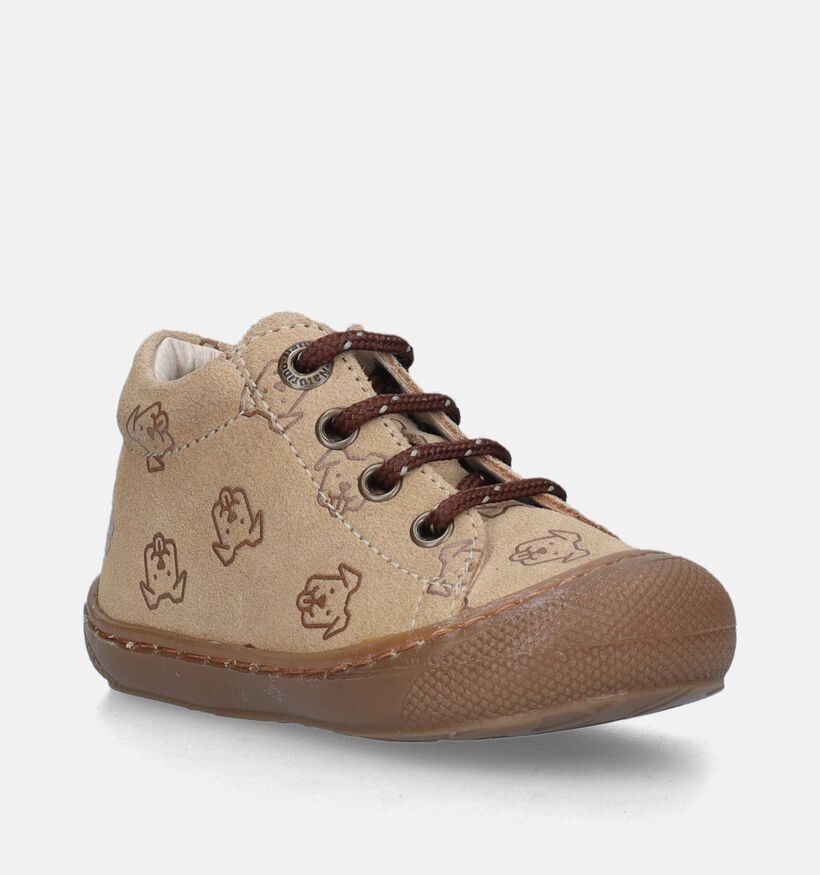 Naturino Cocoon Beige Babyschoenen voor meisjes, jongens (347626) - geschikt voor steunzolen