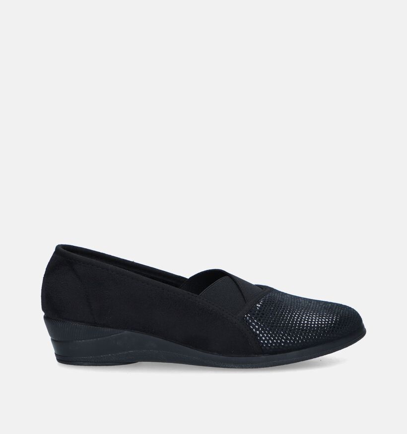 Slipper Club Pantoufles fermées en Noir pour femmes (292889)