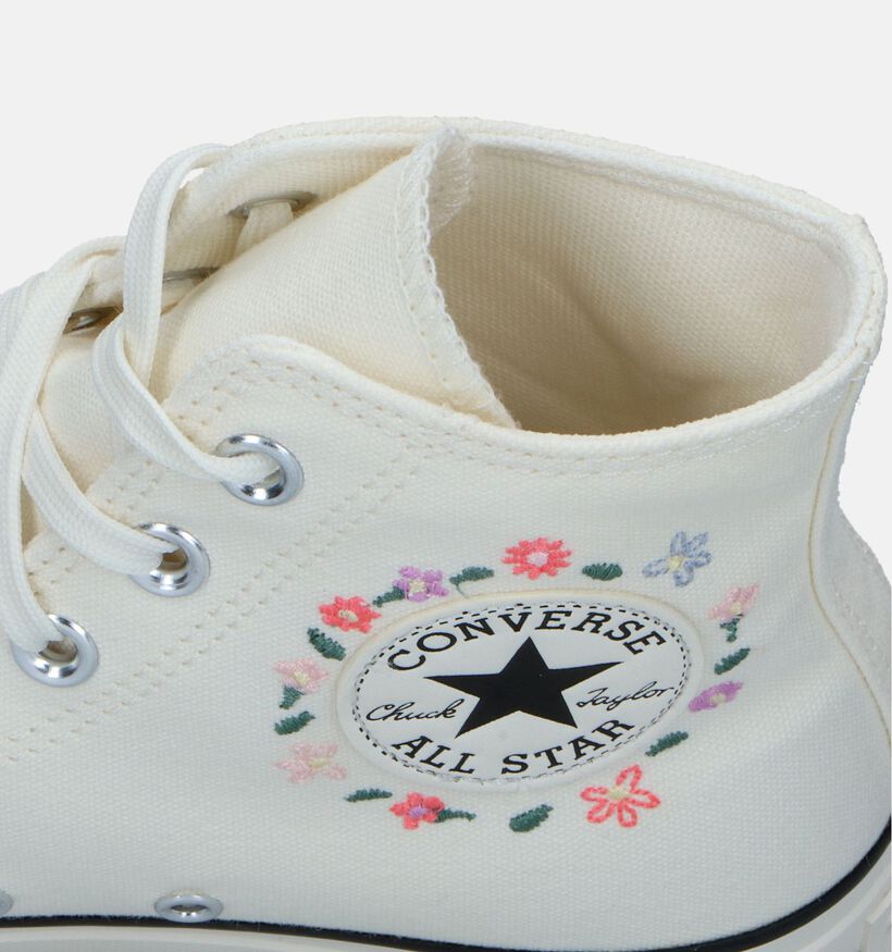 Converse Chuck Taylor All Star Lift Baskets en Blanc pour femmes (341504)