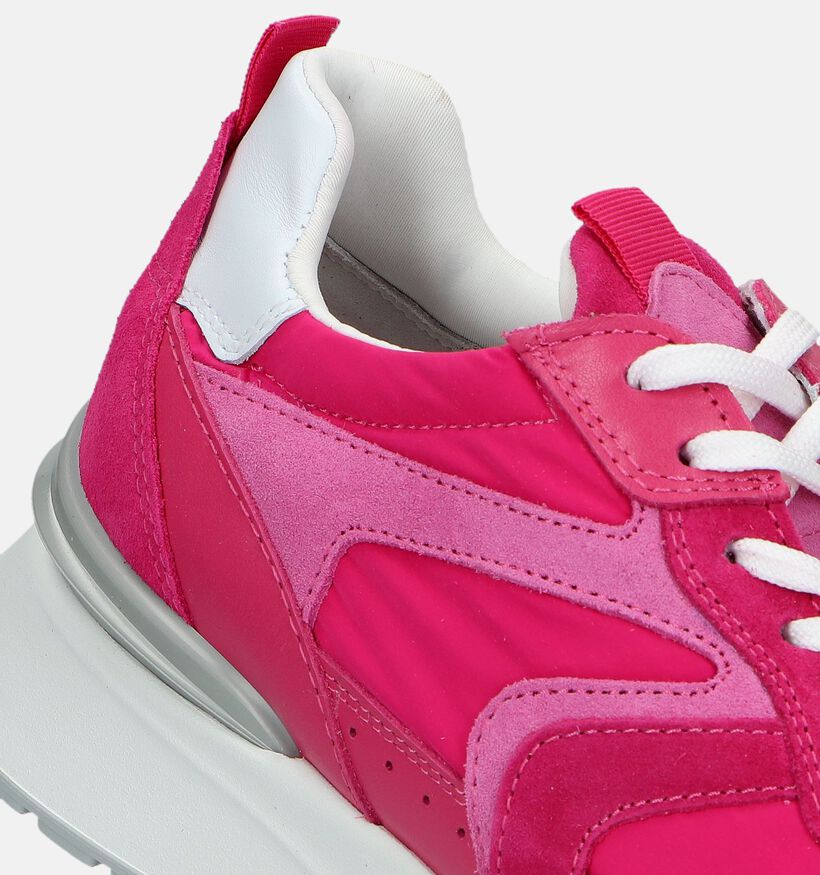 NeroGiardini Baskets casual en Rose fuchsia pour femmes (337165) - pour semelles orthopédiques