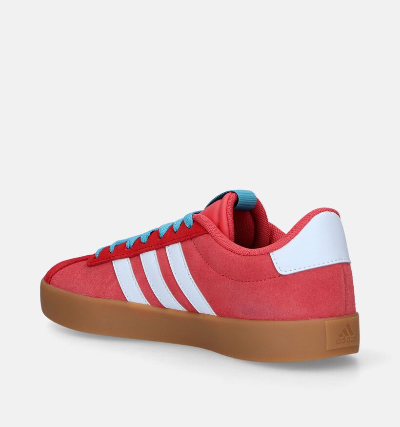 adidas VL Court 3.0 Rode Sneakers voor dames (343371)