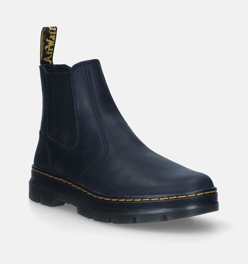 Dr. Martens Embury Leather Zwarte Chelsea boots voor heren (343740) - geschikt voor steunzolen