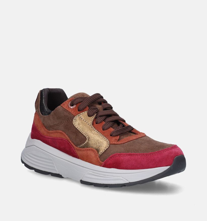 Xsensible Golden Gate Lady Cognac Sneakers voor dames (348029) - geschikt voor steunzolen