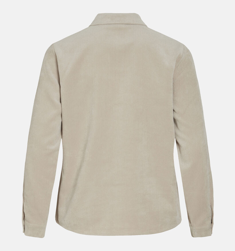 Vila Courdie Beige Corduroy hemd voor dames (345030)