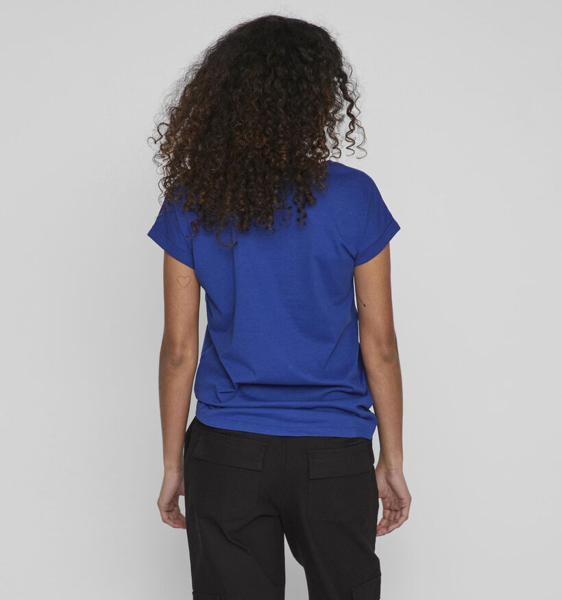 Vila Dreamers Blauwe T-shirt voor dames (344285)