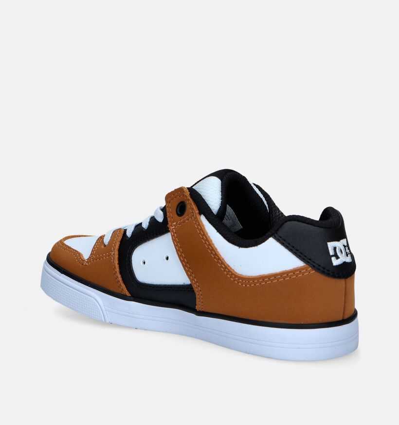 DC Shoes Pure Elastic Baskets en Cognac pour garçons (343803)