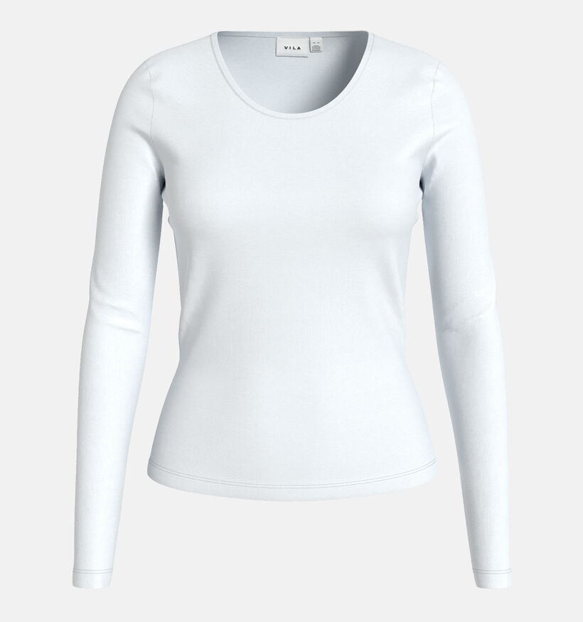 Vila Nora Wit Basic T-shirt voor dames (350996)