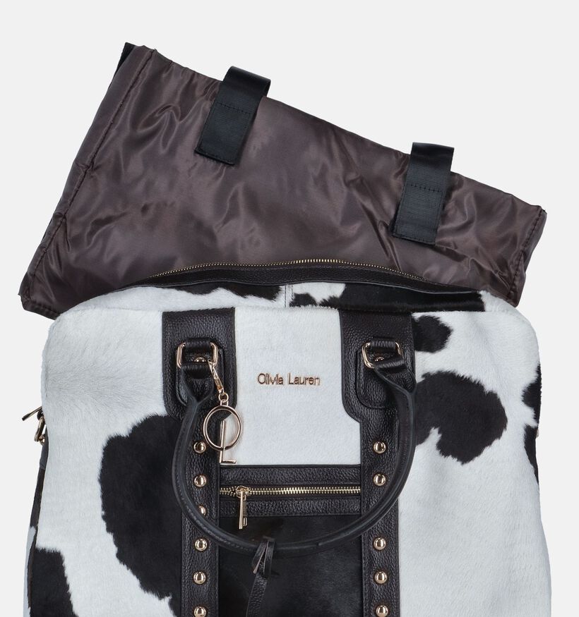 Olivia Lauren Cowhide Zwarte Trolley voor dames (349649)