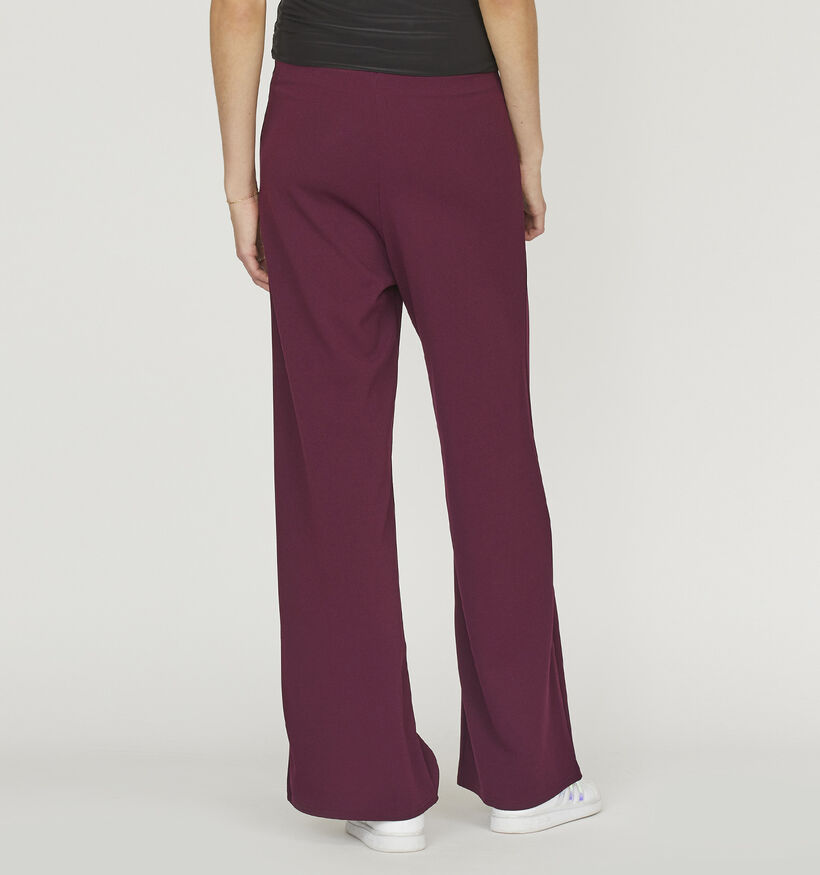 SISTERS POINT Glut Bordeaux Wijde broek voor dames (355148)