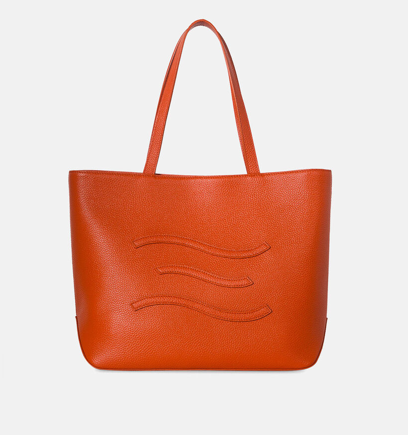 Crinkles Oranje Shopper voor dames (342331)