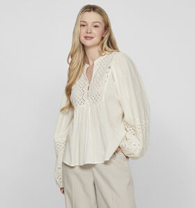 Vila Dulli Blouse en Beige pour femmes (348722)