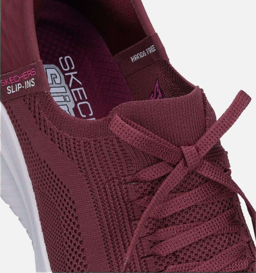 Skechers Ultra Flex 3.0 Brilliant Slip-ins en Bordeaux pour femmes (343903)