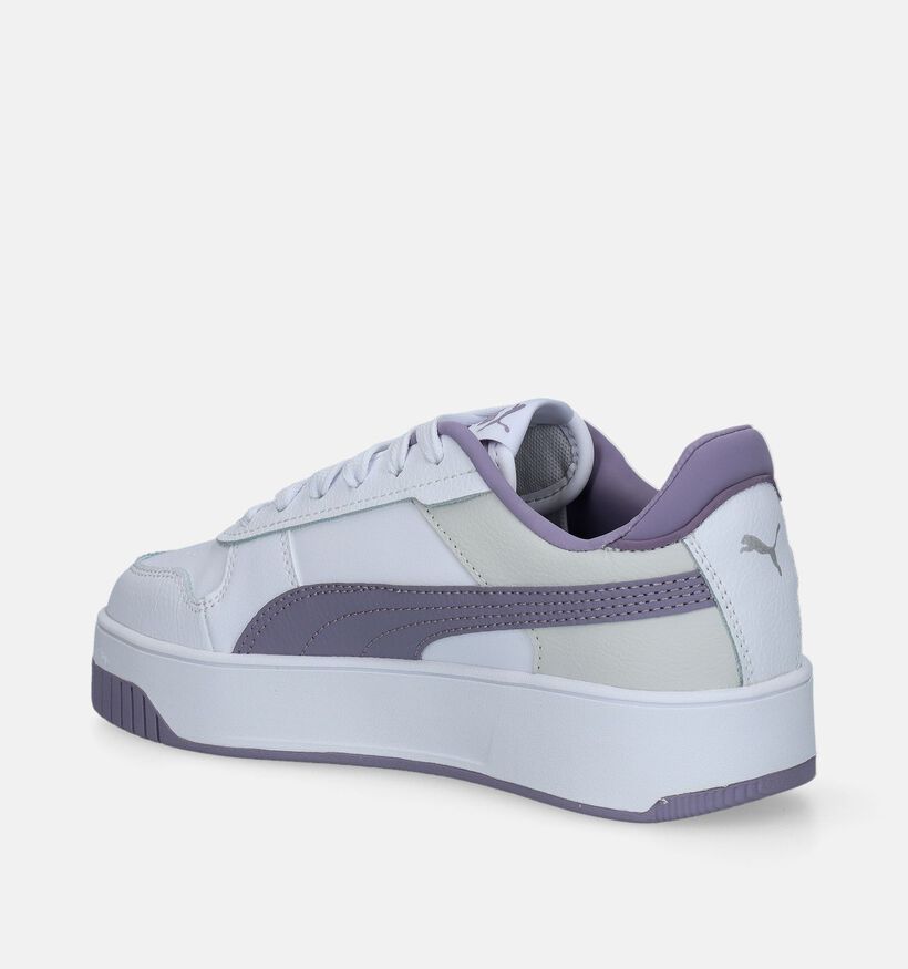 Puma Carina Street Witte Sneakers voor meisjes (343150) - geschikt voor steunzolen