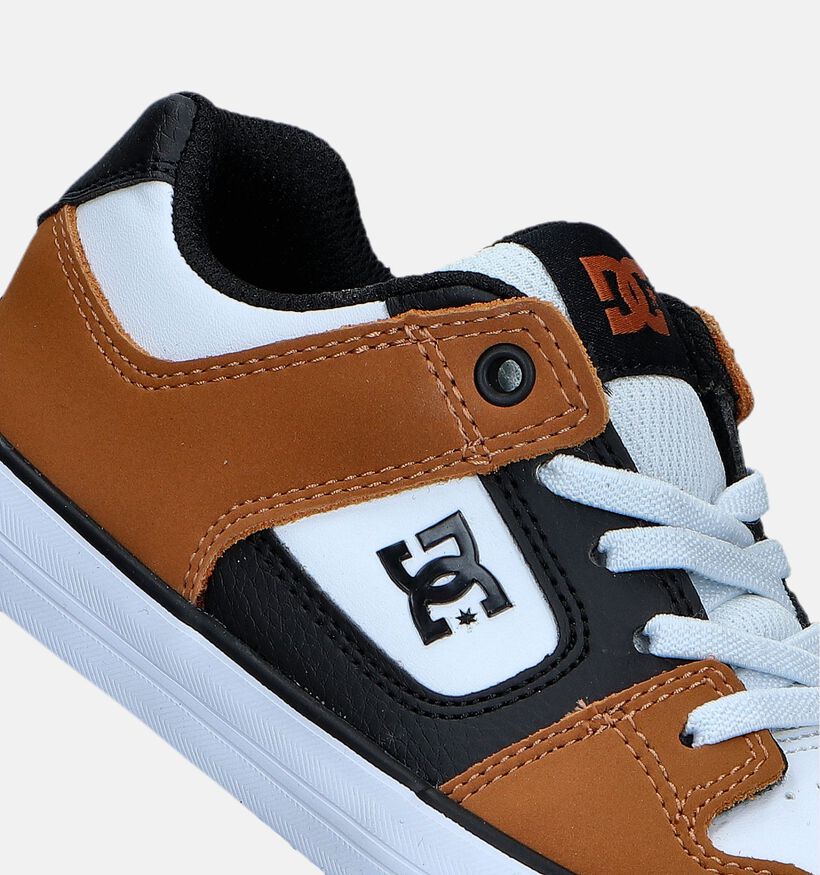 DC Shoes Pure Elastic Baskets en Cognac pour garçons (343803)