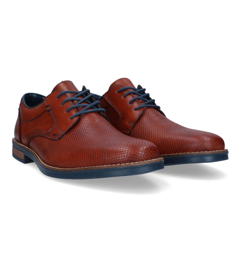 Rieker Cognac Veterschoenen voor heren (336250)