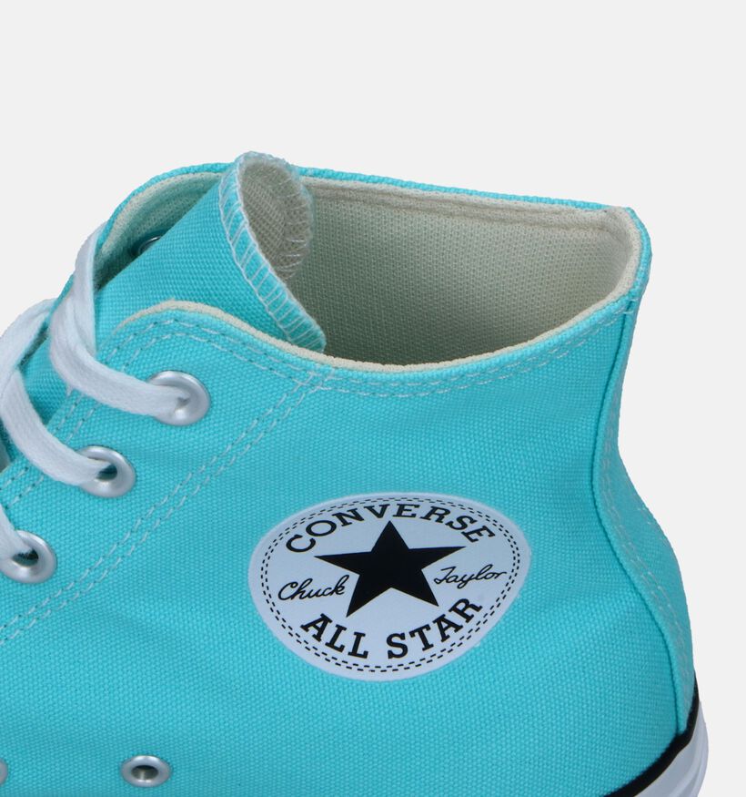 Converse Chuck Taylor All Star Lift Baskets en Turquoise pour femmes (341506)