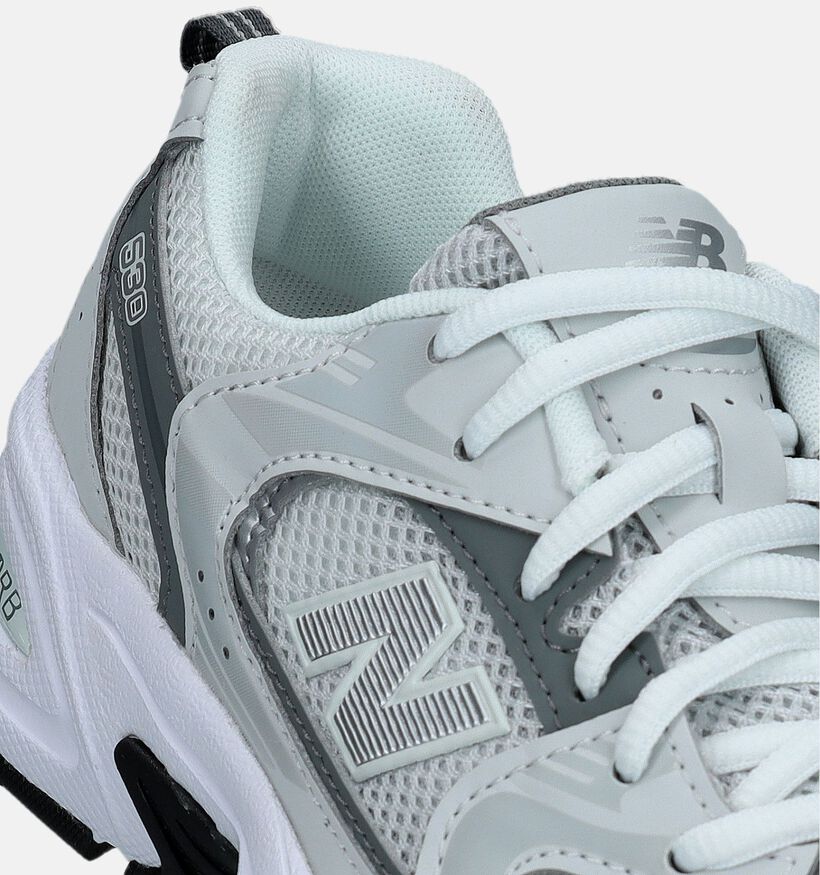 New Balance GR 530 Witte Sneakers voor jongens, meisjes (343099)