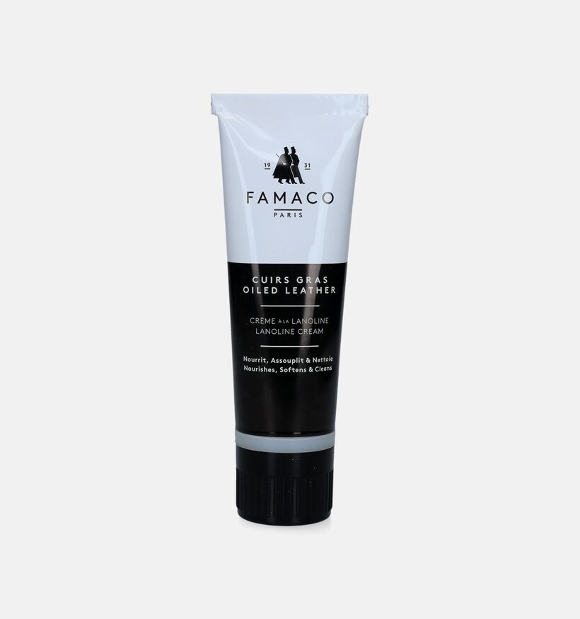 Famaco Kleurloze Oiled Leather Cream 75 ml voor dames, heren, jongens, meisjes (208568)