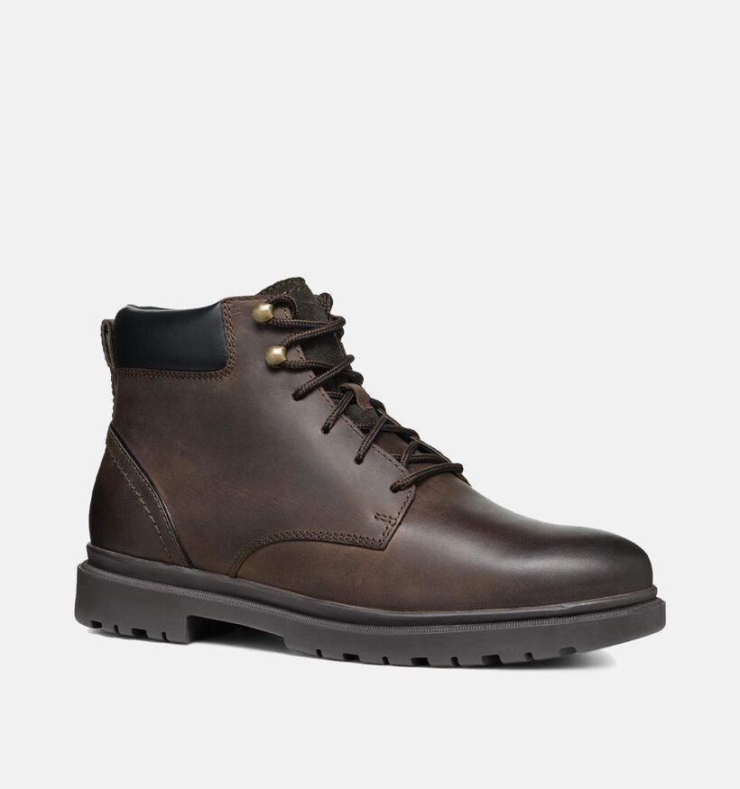 Geox Andalo Bottines en Marron pour hommes (344331) - pour semelles orthopédiques