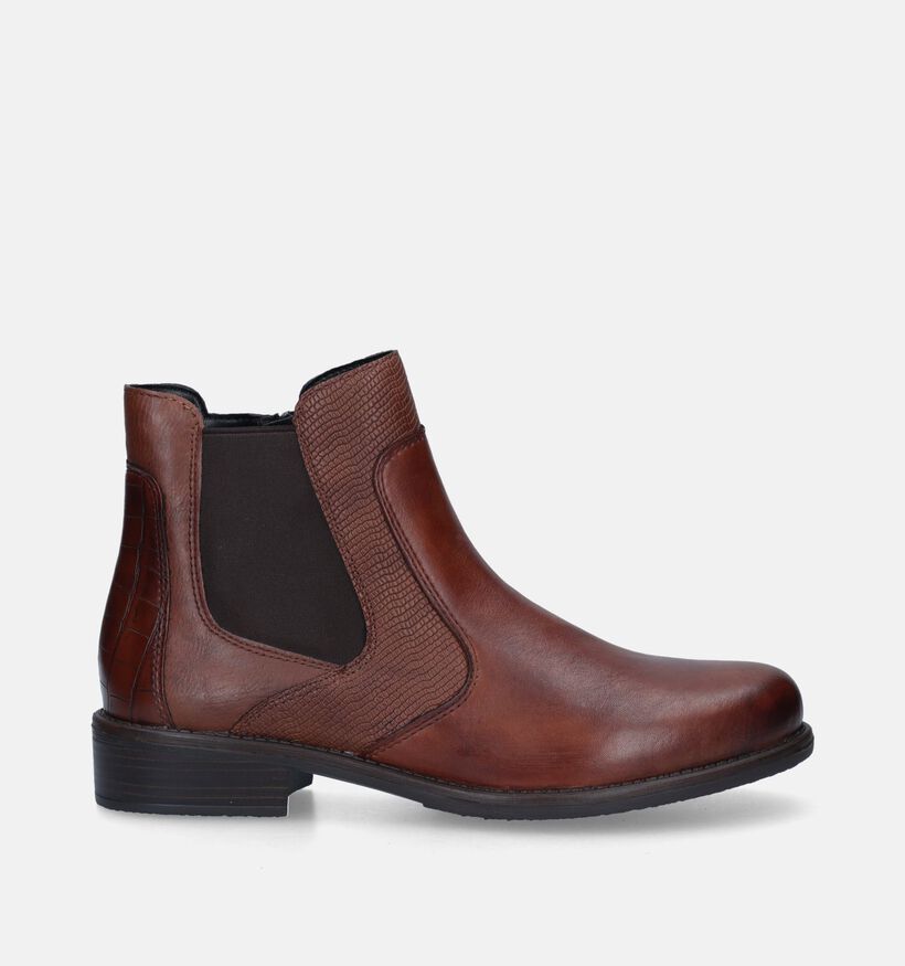 Remonte Cognac Chelsea boots voor dames (344433) - geschikt voor steunzolen