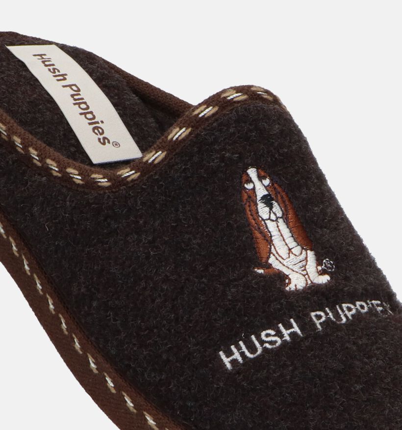 Hush Puppies Deux Pantoufles en Brun pour hommes (346544)