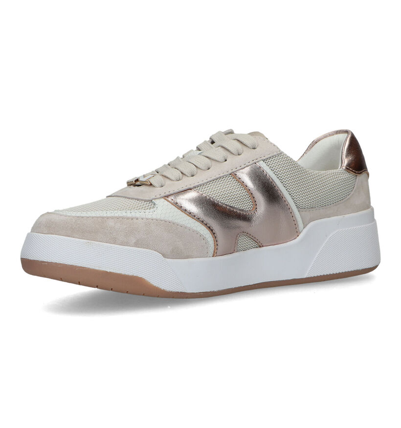 Nathan-Baume Ecru Sneakers voor dames (324409) - geschikt voor steunzolen