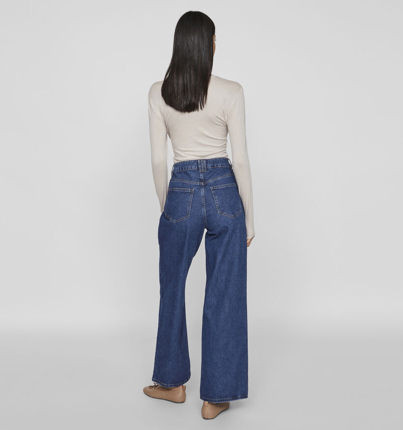 Vila Carla Wide leg jeans en Bleu L32 pour femmes (348725)