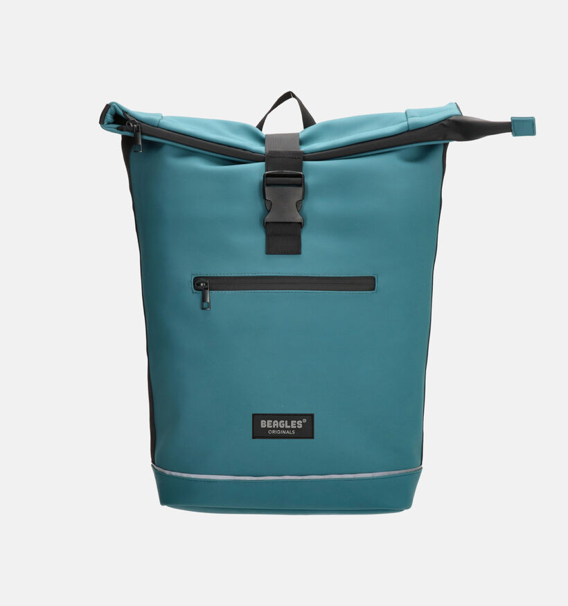 Beagles Sac à dos avec compartiment pour ordinateur portable en Turquoise pour femmes, hommes (350607)