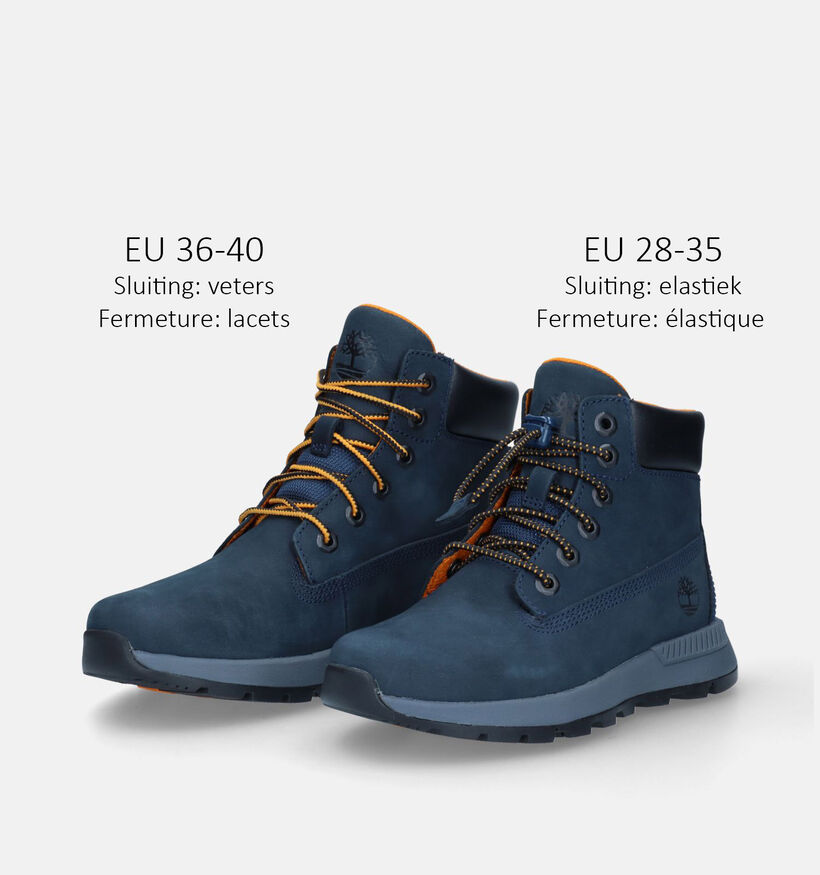 Timberland Killington Tracker Blauwe Bottines voor jongens (345269) - geschikt voor steunzolen