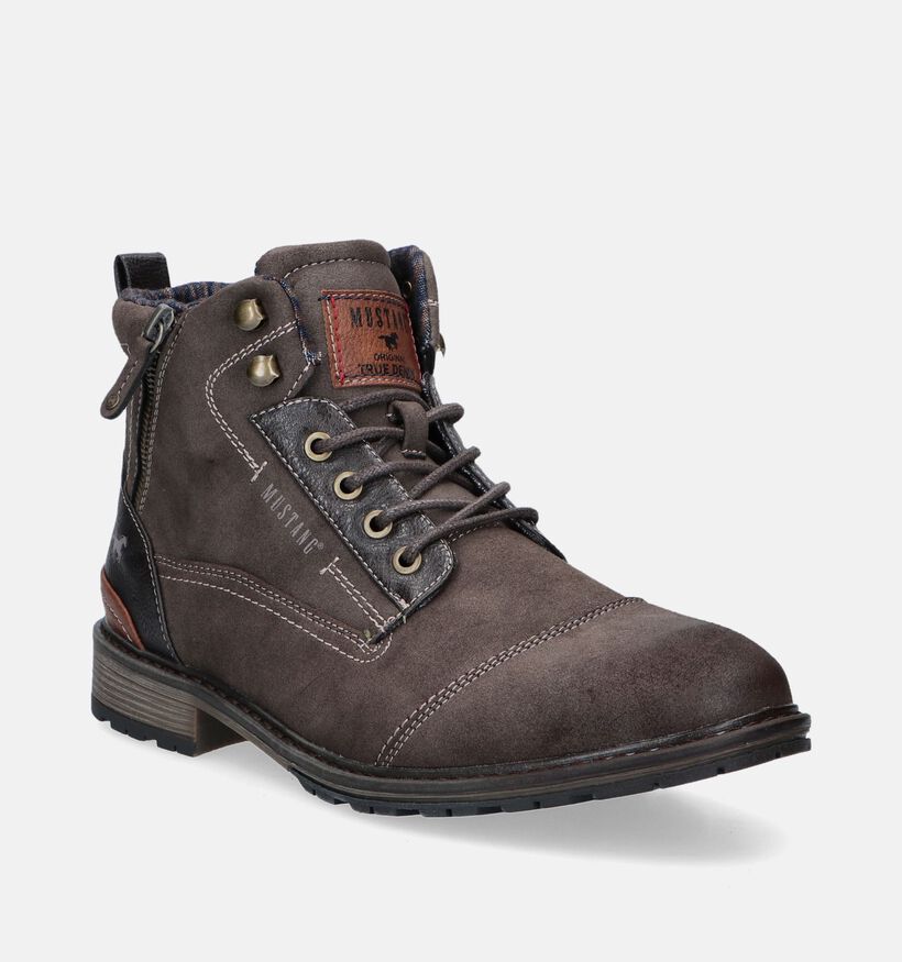 Mustang Bruine Bottines voor heren (345476)