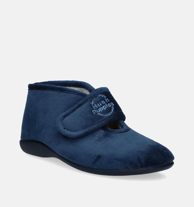 Hush Puppies Orill Blauwe Pantoffels voor dames (345573)