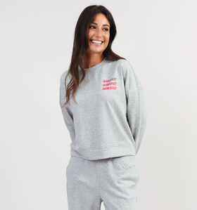 Pieces Chilli Sweatshirt en Gris pour femmes (348290)