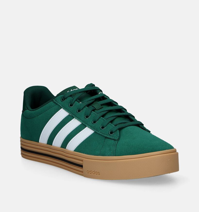 adidas Daily 4.0 Baskets en Vert pour hommes (343279)