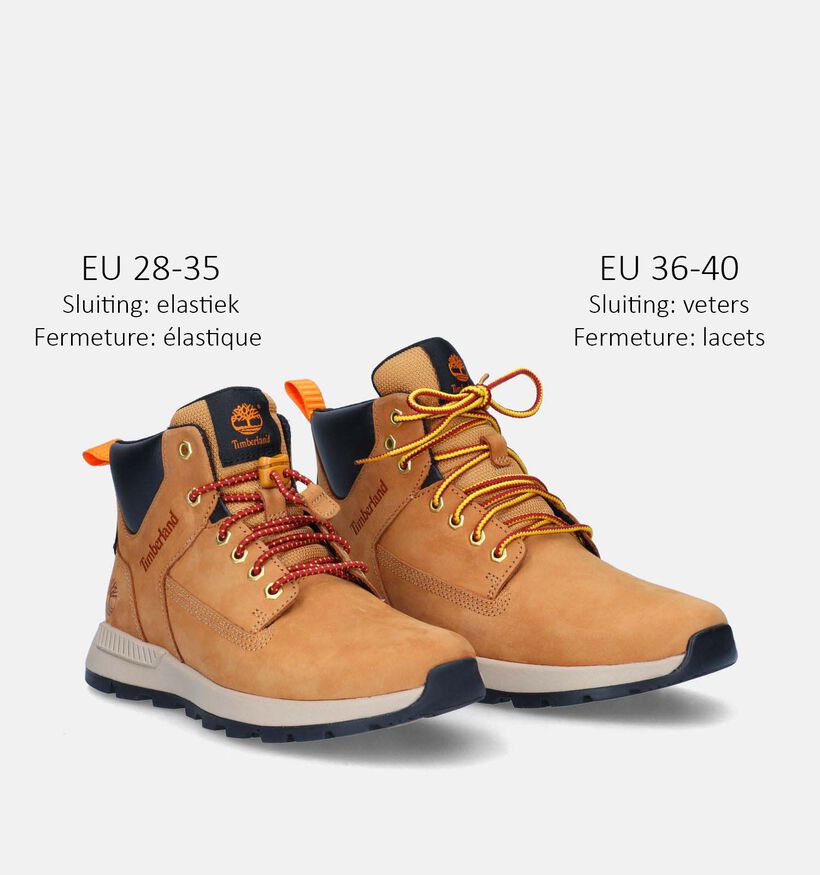 Timberland Killington Tracker Mid Naturel Bottines voor jongens (345270) - geschikt voor steunzolen