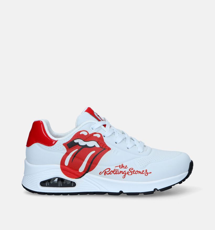 Skechers x the Rolling Stones Uno Witte Sneakers voor dames (343891)