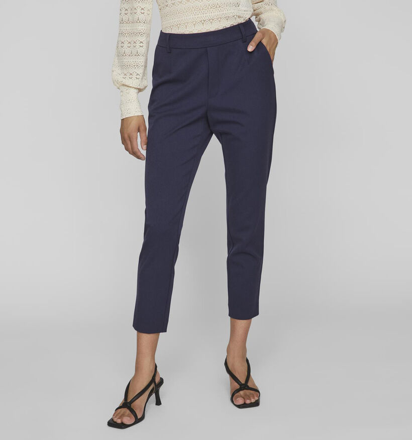 Vila Varone HW Slim Blauwe Broek voor dames (344249)