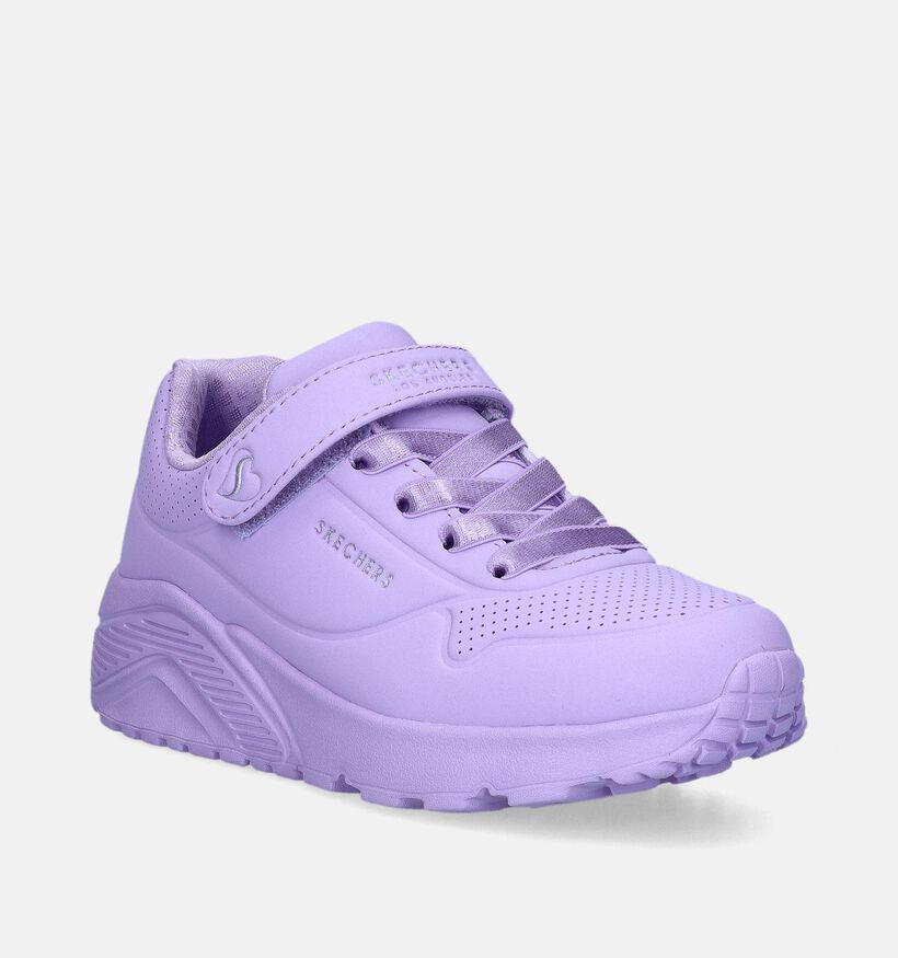 Skechers Uno Lite Lila Sneakers voor meisjes (345260)