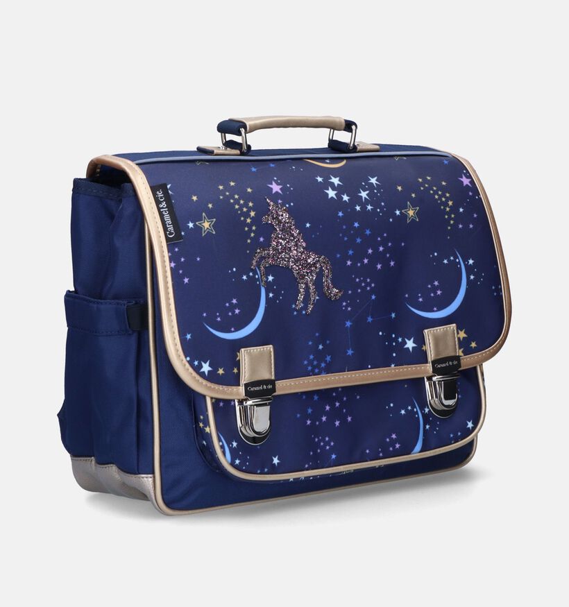 Caramel & cie. Constellation Nuit Cartable en Bleu pour filles (341795)