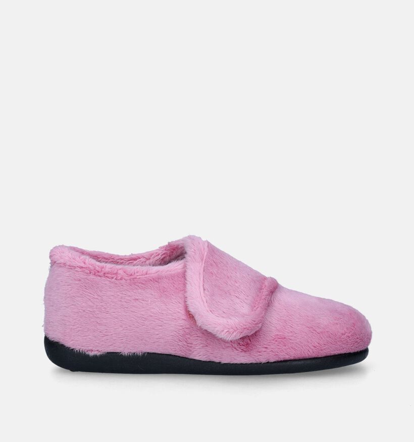 Milo & Mila Pantoufles fermées en Rose pour filles (348674) - pour semelles orthopédiques