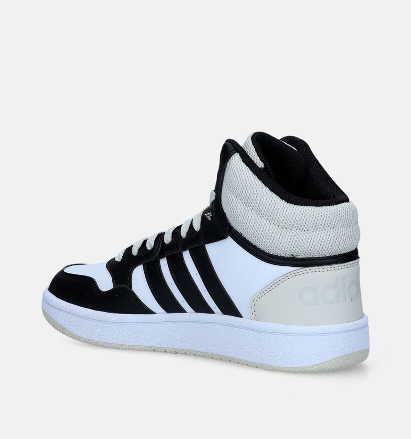 adidas Hoops 3.0 MID K Zwarte Sneakers voor jongens (343260)