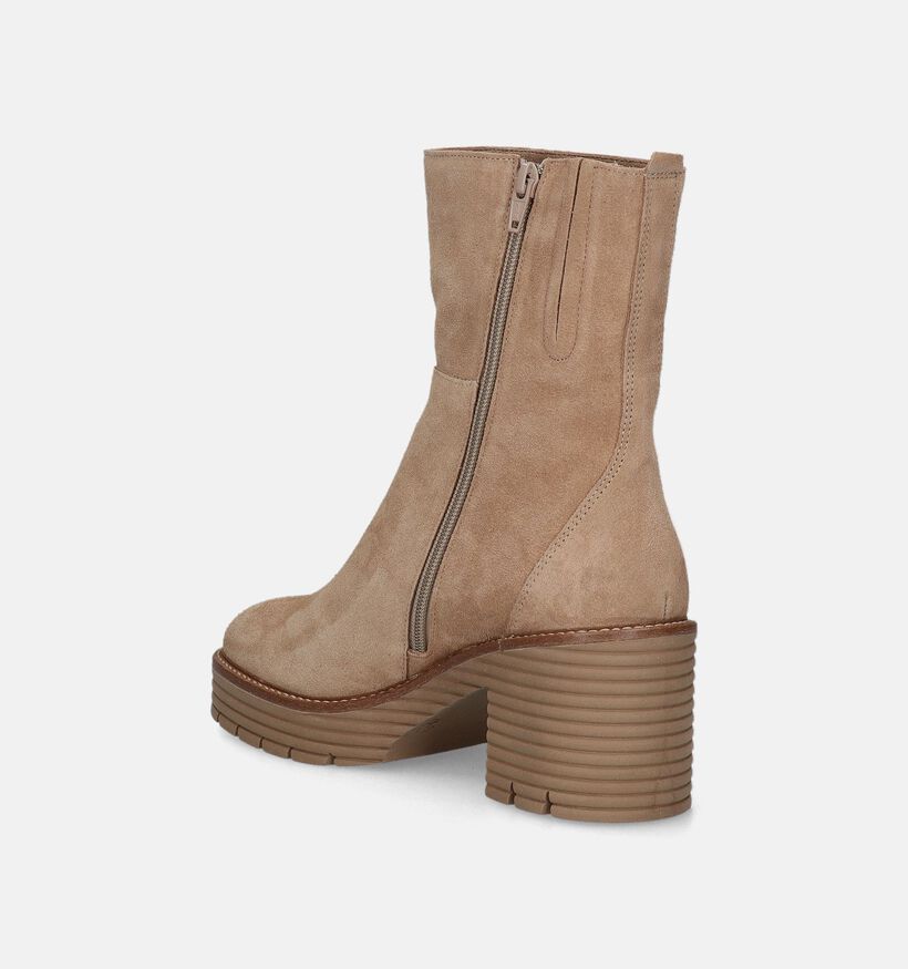 Softwaves Bottines à talons en Beige pour femmes (347388)