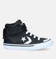 Converse Pro Blaze Strap Leather Zwarte Sneakers voor meisjes, jongens (333249)