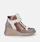 Wonders Bronzen Hoge sneakers voor dames (347373) - geschikt voor steunzolen