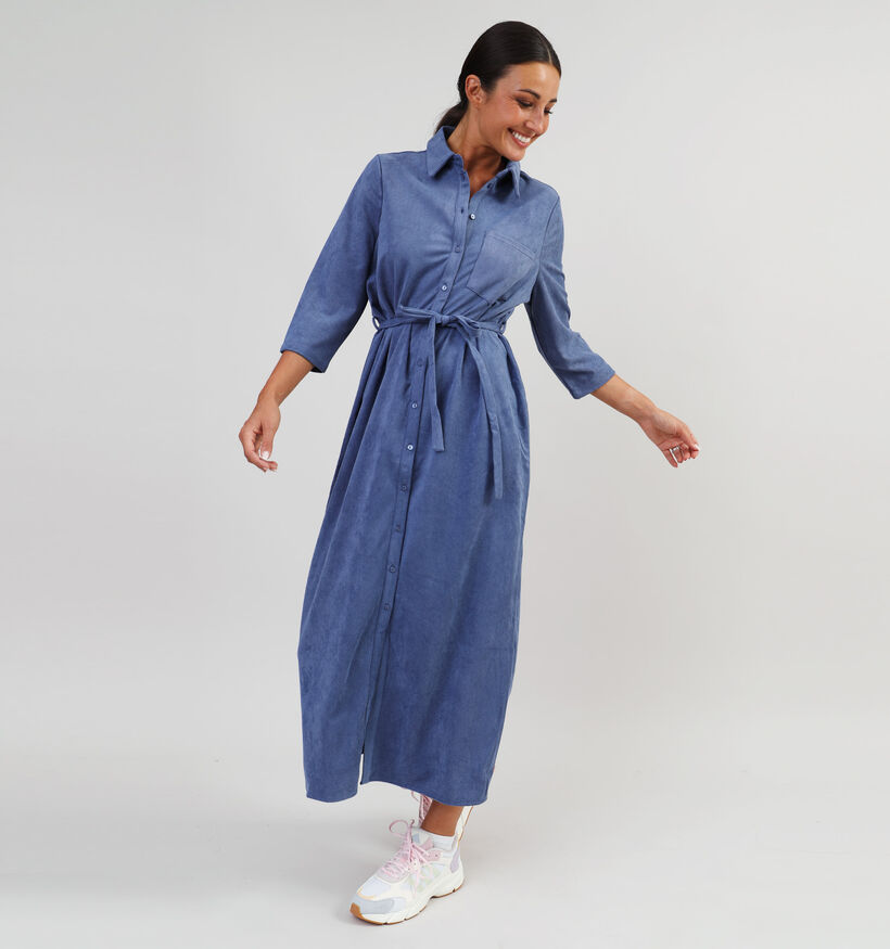 Vila Sudas Robe chemise en Bleu pour femmes (346120)